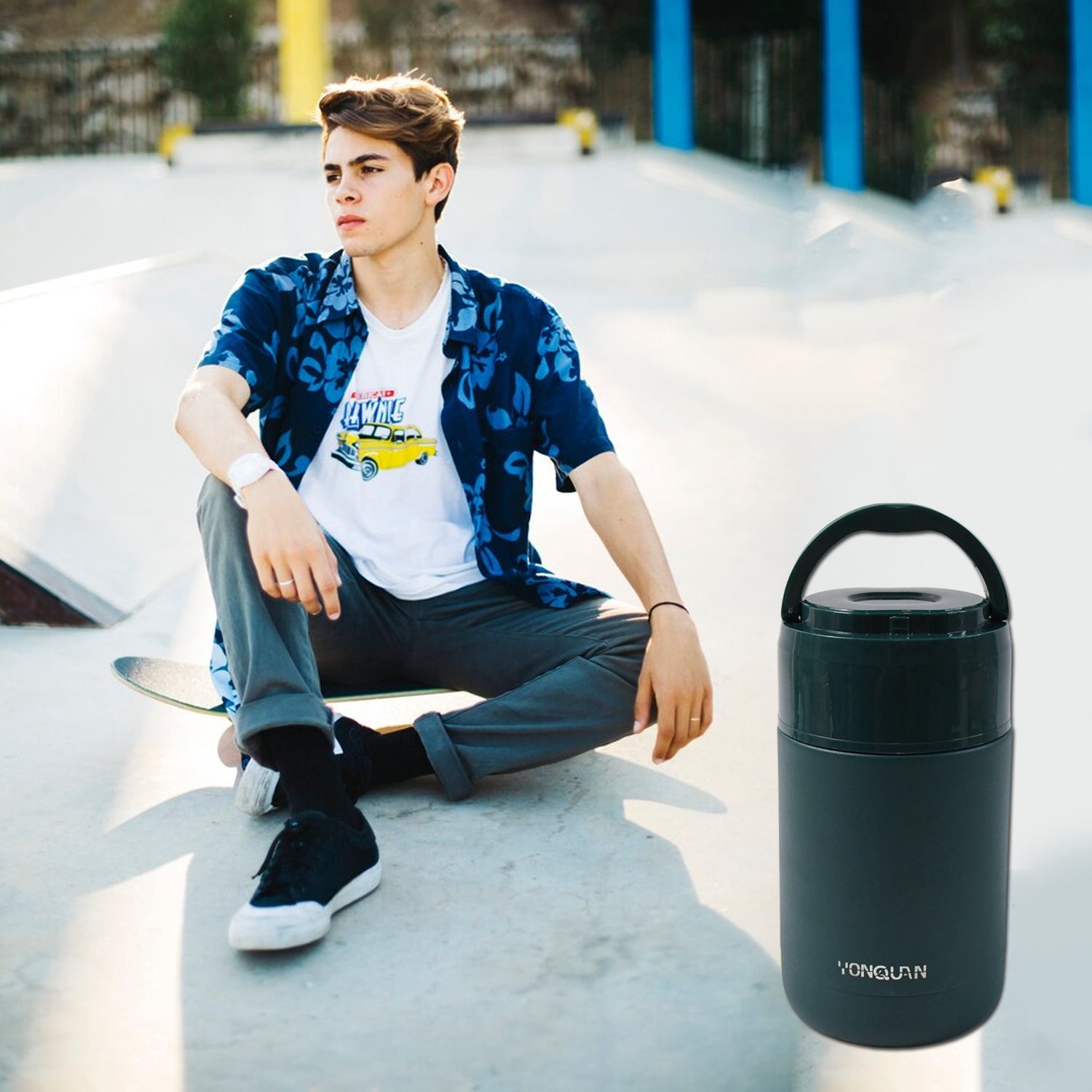 Stainless Steel Insulated Vacuum Double Wall Bottle (1000 ml) Stainless Steel Insulated Vacuum Double Wall Bottle (1000 ml)